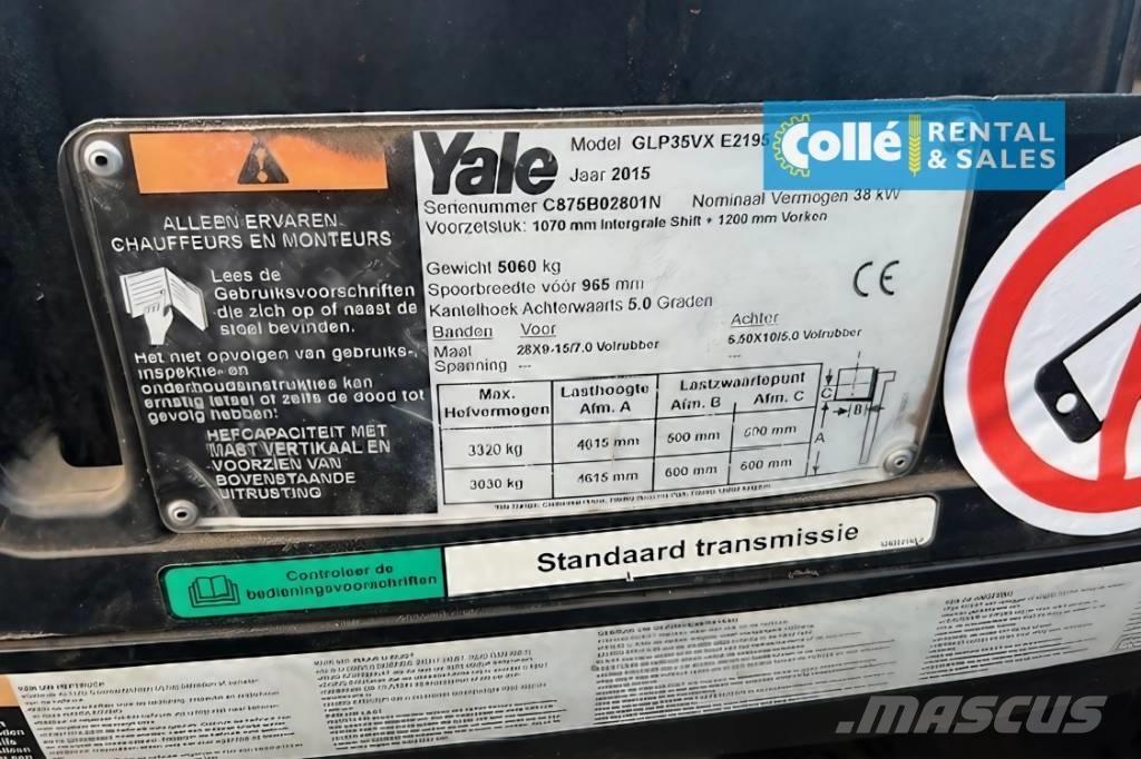Yale GLP 35 VX | 2015 شاحنات LPG