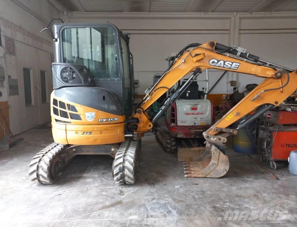 CASE CX 35 B ZTS حفارات صغيرة أقل من 7 طن (حفارات صغيرة)