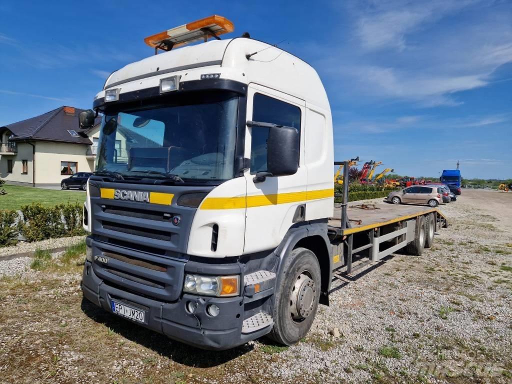 Scania P 400 شاحنات مسطحة/مفصلية الجوانب
