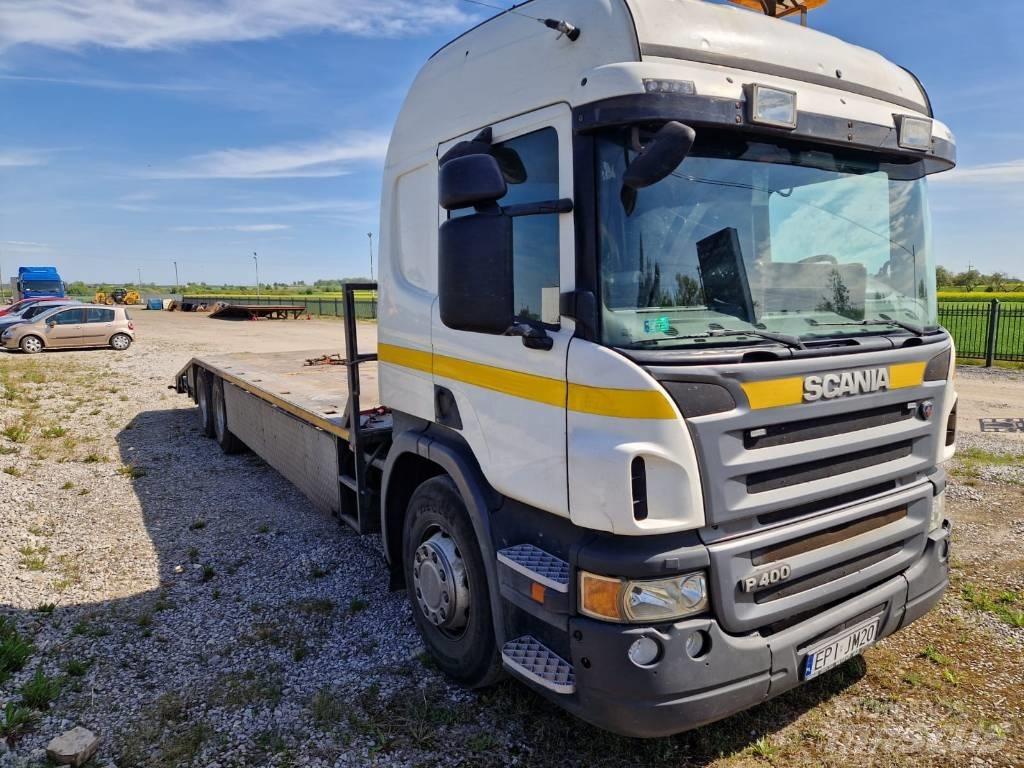 Scania P 400 شاحنات مسطحة/مفصلية الجوانب