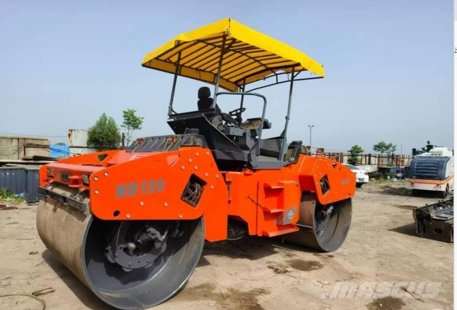Hamm HD 120 مداحل ثنائية الاسطوانة