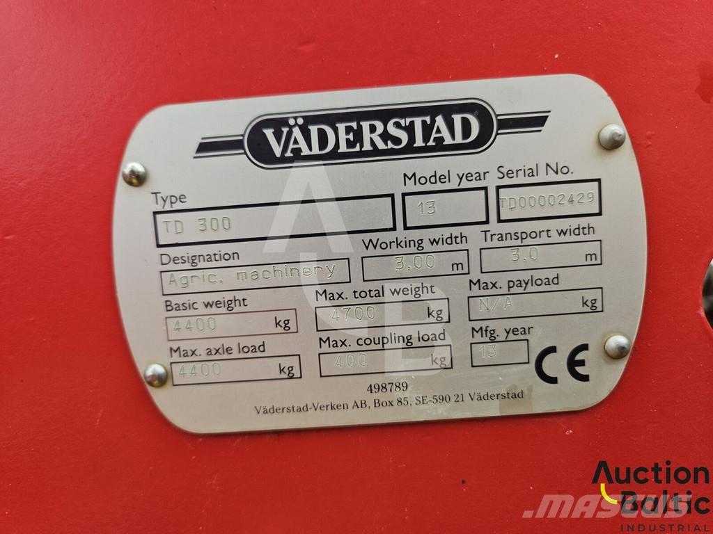 Väderstad TD300 مثاقيب مدمجة