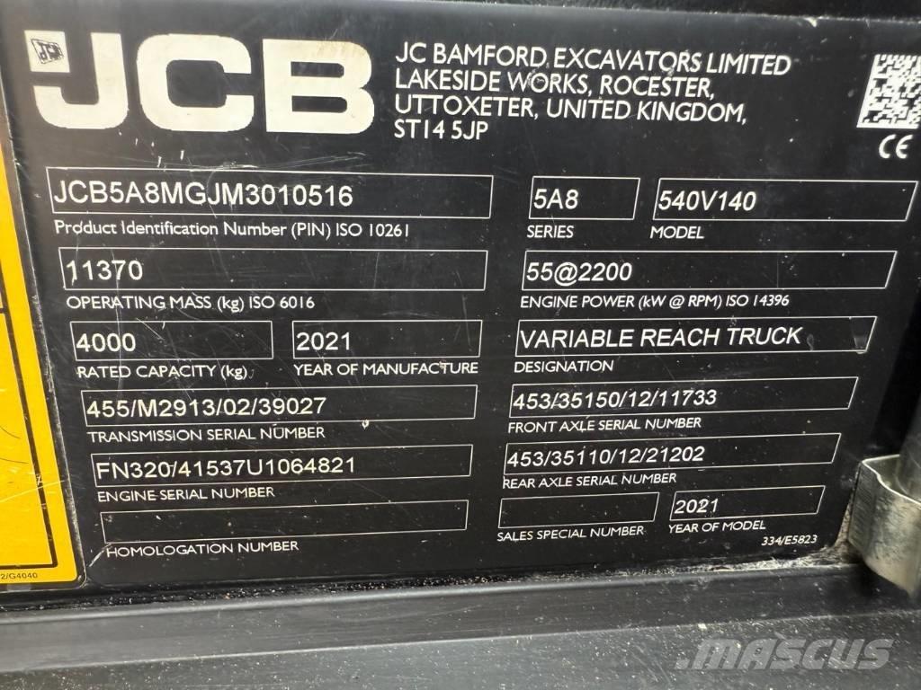 JCB 540-140 مناولات متداخلة