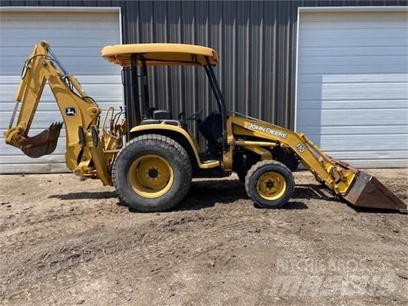 John Deere 110 لوادر ذات جرافات عكسية