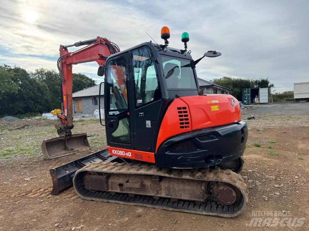 Kubota KX 080-4 حفارات وسط 7 طن - 12 طن
