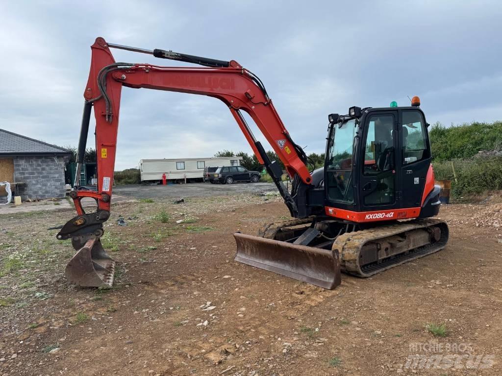 Kubota KX 080-4 حفارات وسط 7 طن - 12 طن