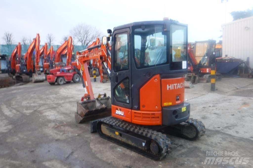 Hitachi ZX 26 U-6 حفارات صغيرة أقل من 7 طن (حفارات صغيرة)