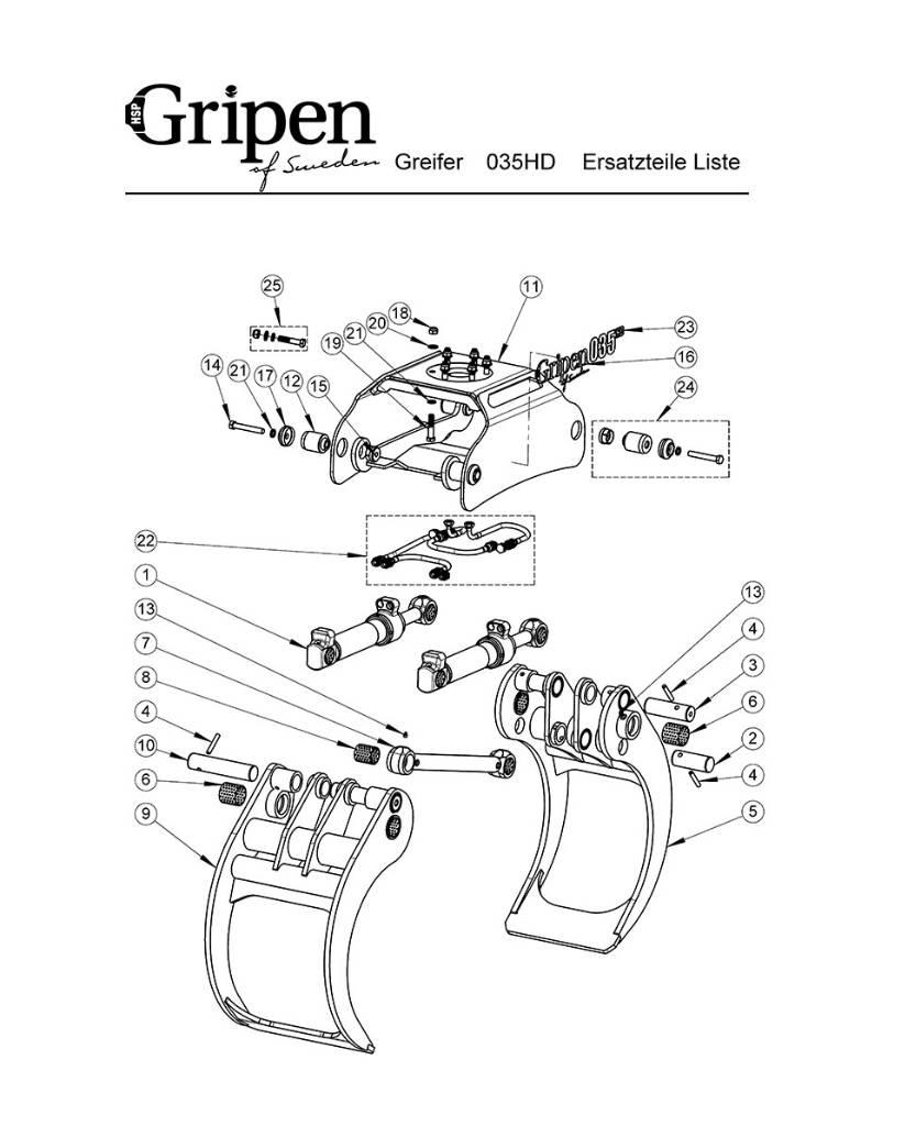 HSP Gripen 040 HD خطاطيف