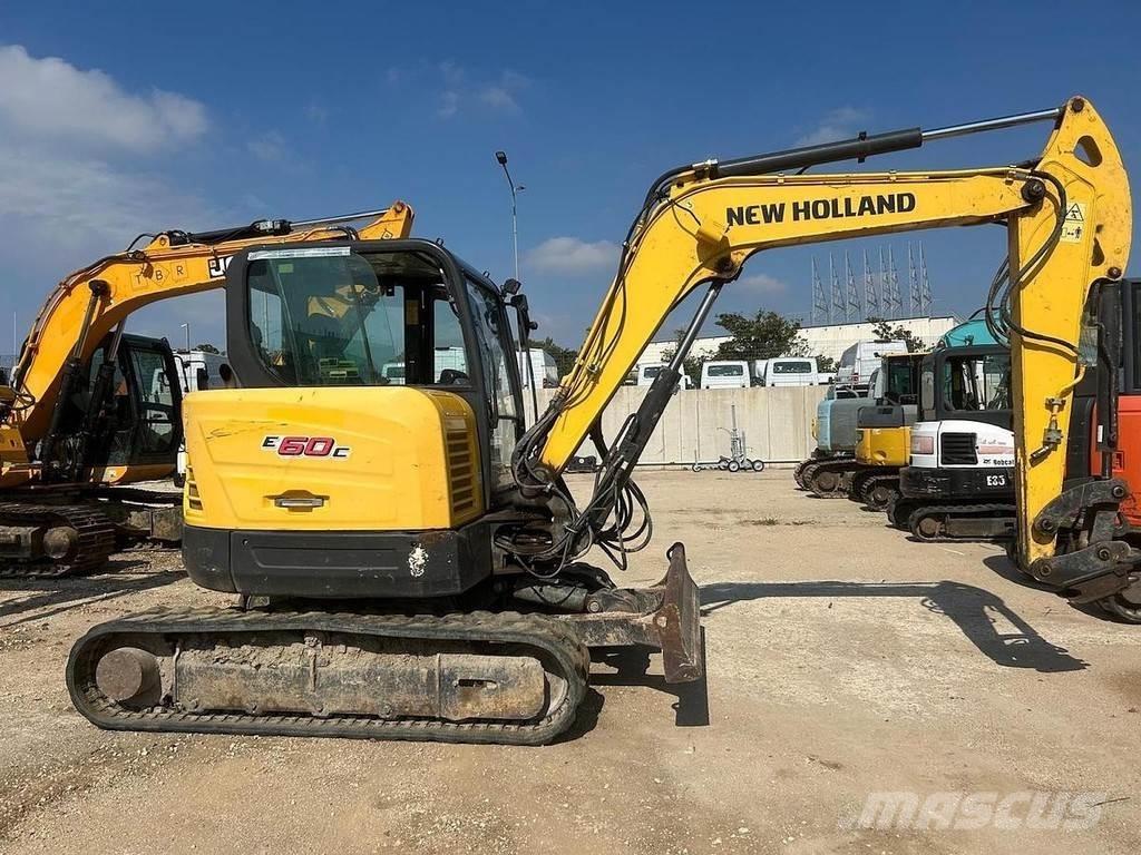 New Holland E60C حفارات صغيرة أقل من 7 طن (حفارات صغيرة)