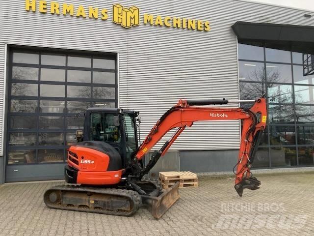 Kubota U 55-4 حفارات صغيرة أقل من 7 طن (حفارات صغيرة)
