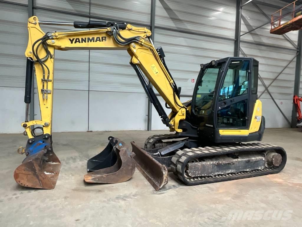 Yanmar SV 100 - 2A - 2PB حفارات وسط 7 طن - 12 طن