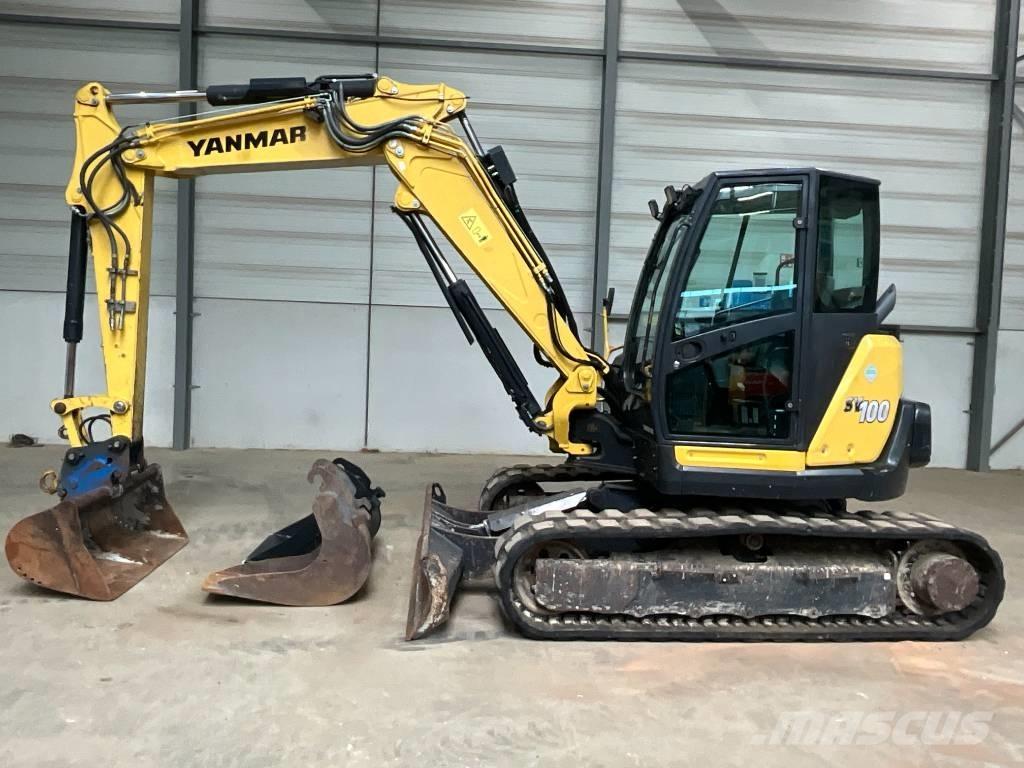 Yanmar SV 100 - 2A - 2PB حفارات وسط 7 طن - 12 طن