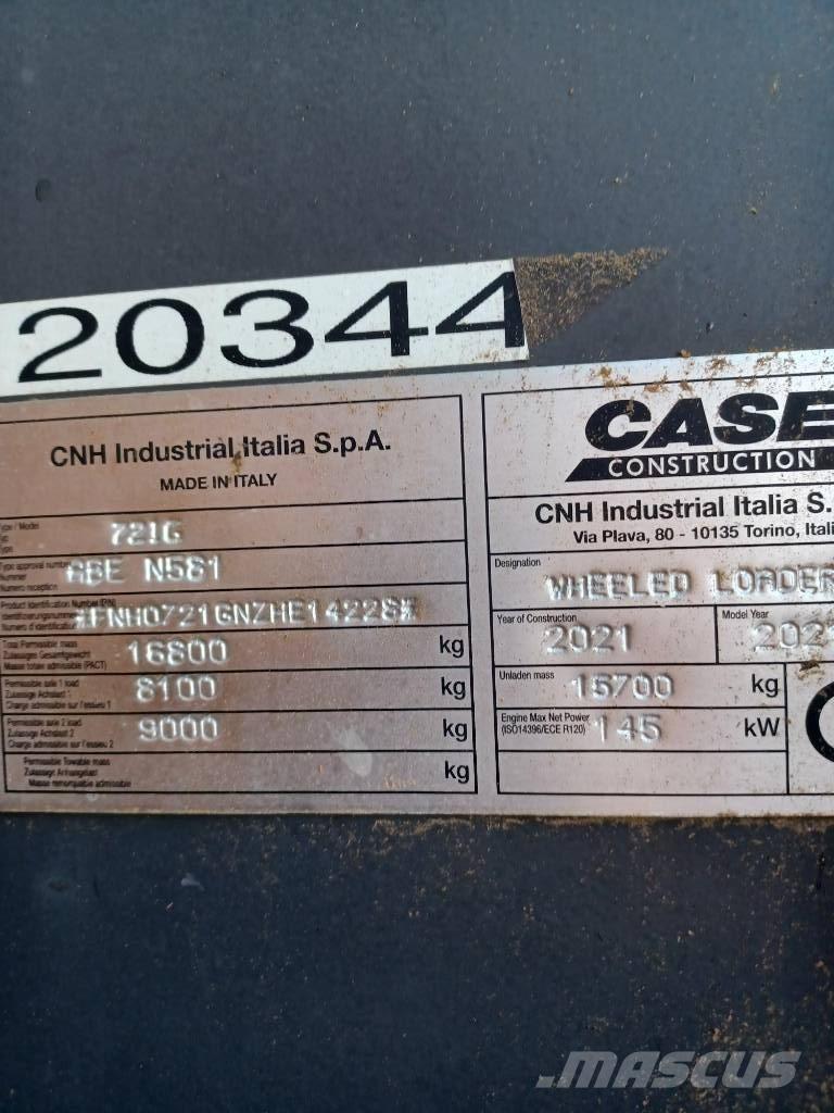 CASE 721 G XR لوادر بعجل