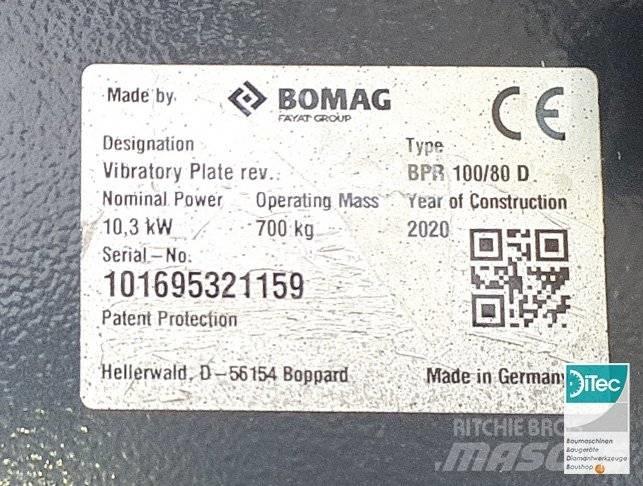 Bomag BPR 100/80 D دكاكات أفقية
