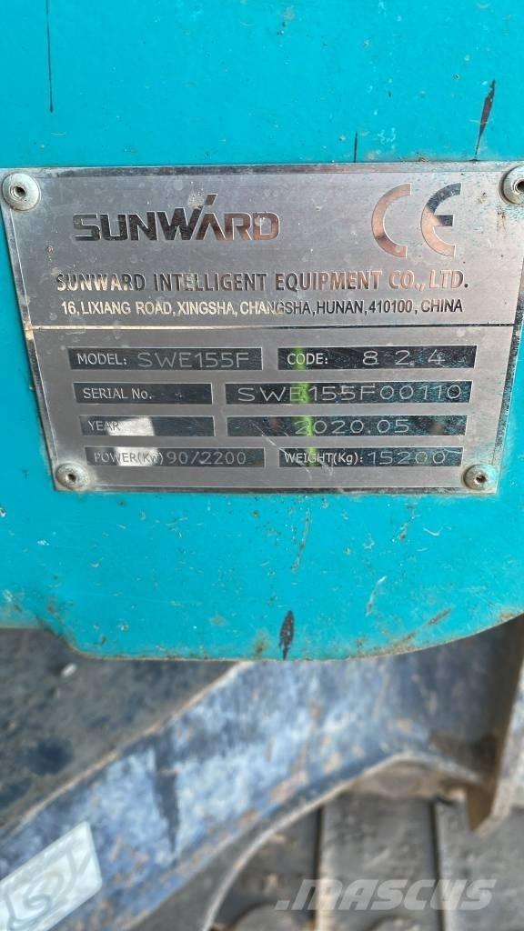 Sunward SWE 155 F حفارات زحافة