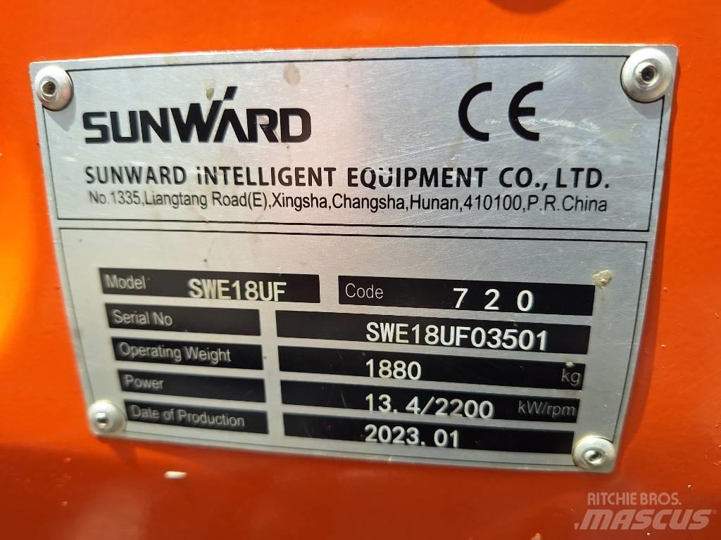 Sunward SWE 18 UF حفارات صغيرة أقل من 7 طن (حفارات صغيرة)