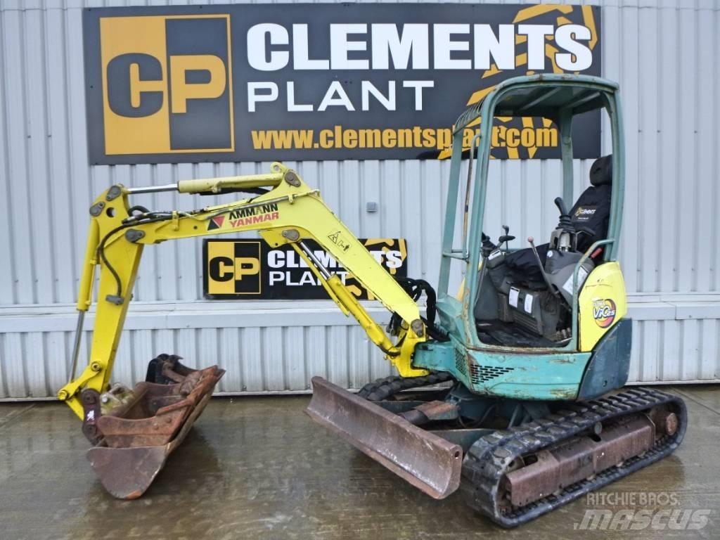 Yanmar Vio25 حفارات صغيرة أقل من 7 طن (حفارات صغيرة)