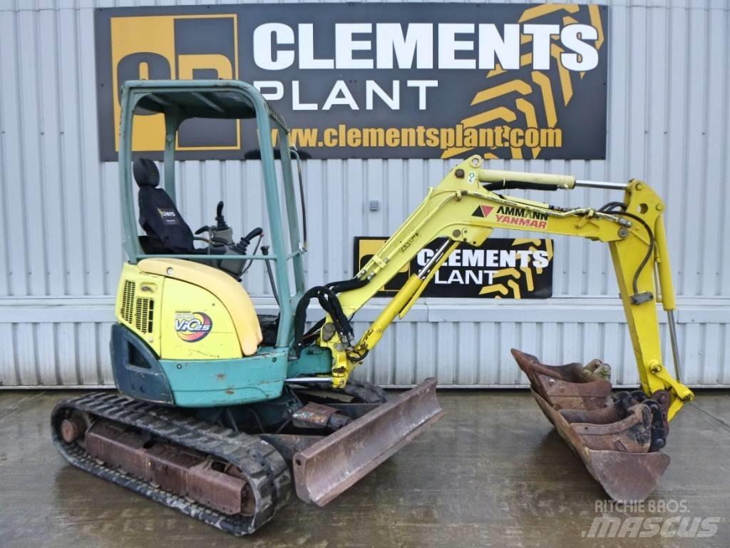 Yanmar Vio25 حفارات صغيرة أقل من 7 طن (حفارات صغيرة)