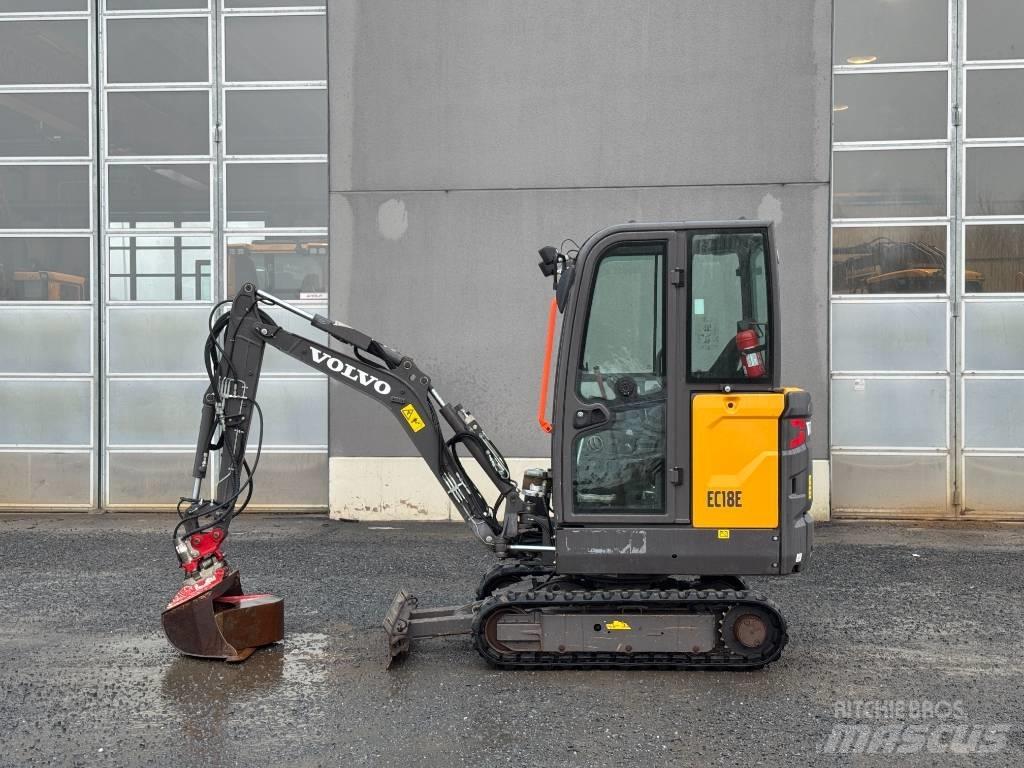 Volvo EC 18 E حفارات صغيرة أقل من 7 طن (حفارات صغيرة)