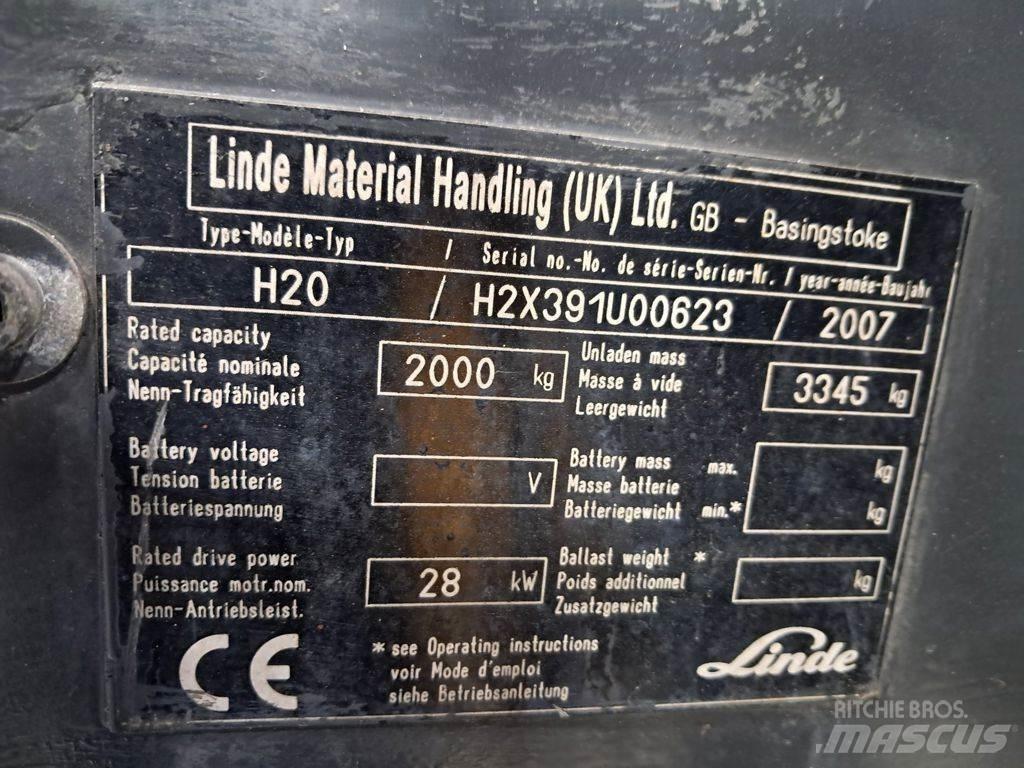 Linde H20T شاحنات LPG