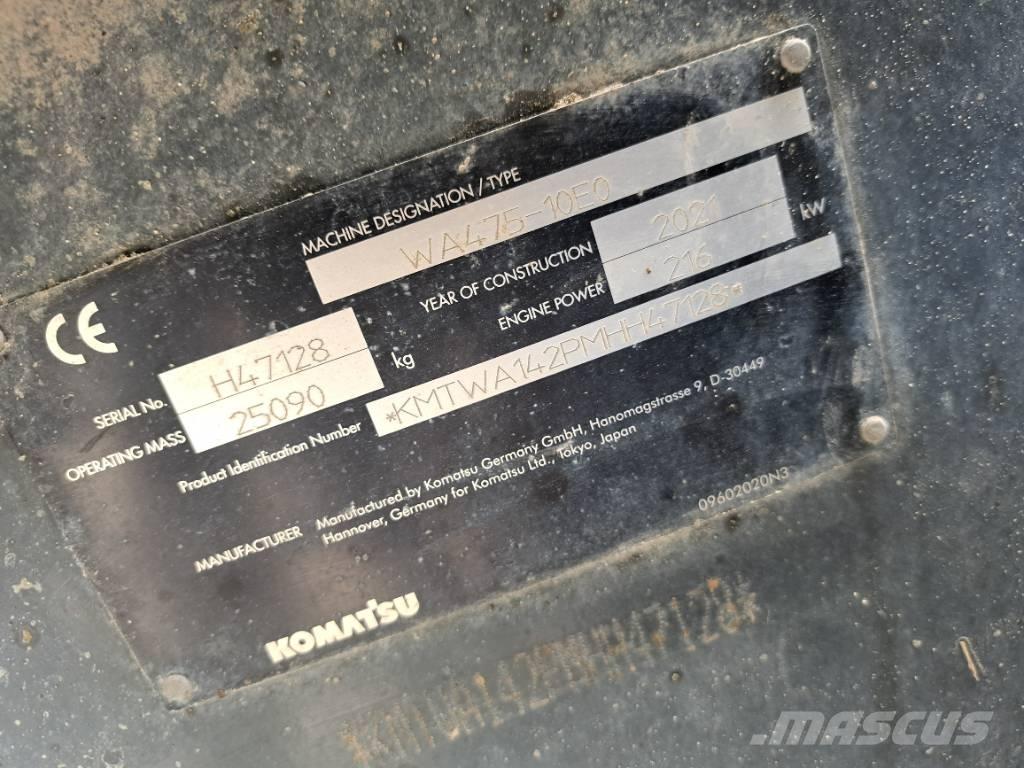 Komatsu WA475-10E0 لوادر بعجل