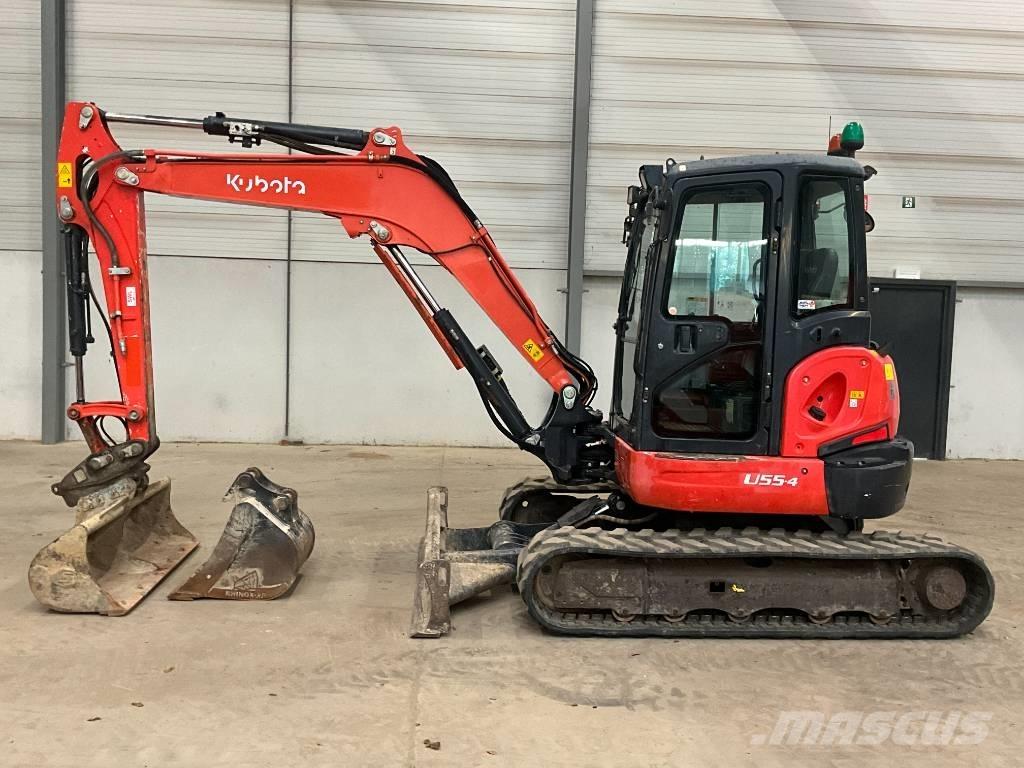 Kubota U 55-4 حفارات صغيرة أقل من 7 طن (حفارات صغيرة)