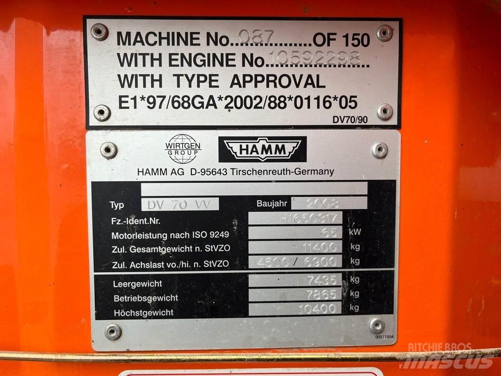 Hamm DV 70 VV مداحل ثنائية الاسطوانة
