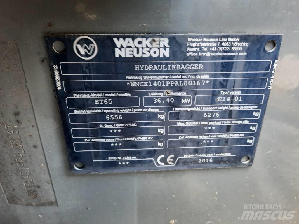 Wacker Neuson ET 65 حفارات صغيرة أقل من 7 طن (حفارات صغيرة)