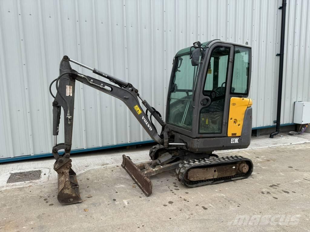 Volvo EC 18 C حفارات صغيرة أقل من 7 طن (حفارات صغيرة)