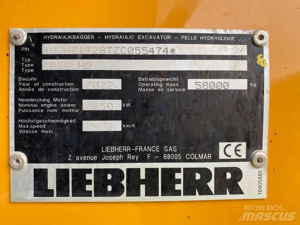 Liebherr R 956 HD حفارات زحافة