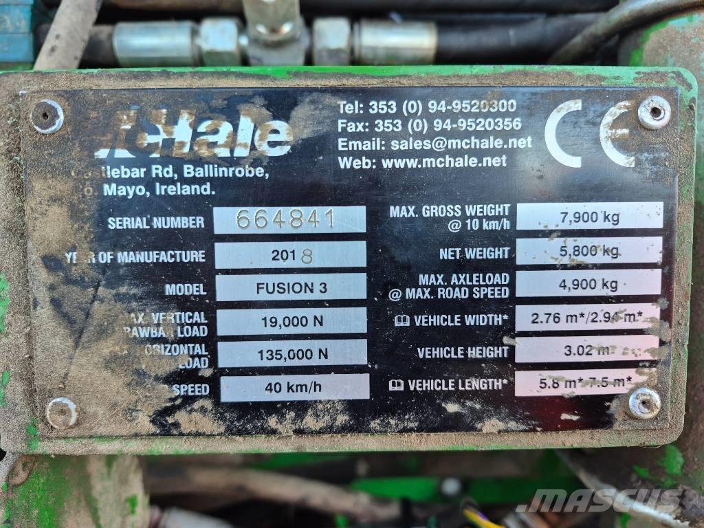 McHale Fusion 3 محزمات مستديرة