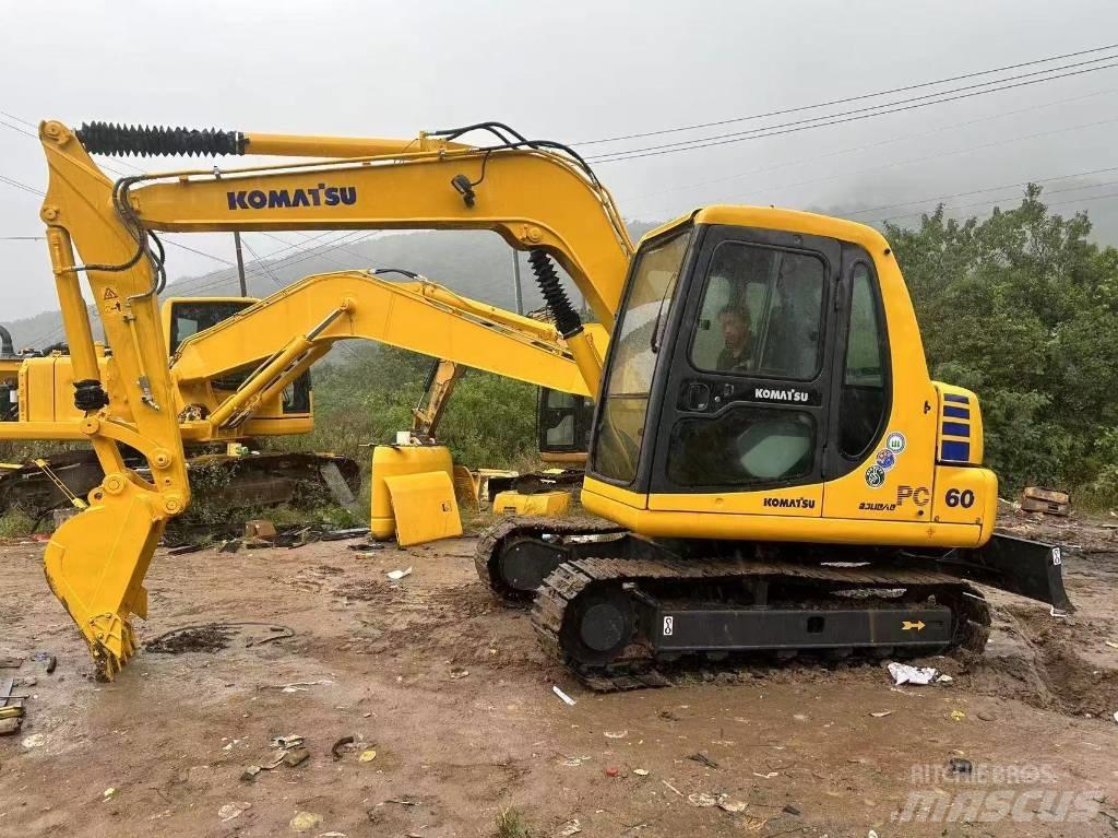 Komatsu PC 60 حفارات صغيرة أقل من 7 طن (حفارات صغيرة)