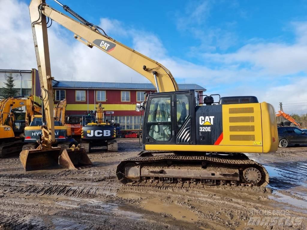 CAT 320 EL Long Boom حفارات زحافة