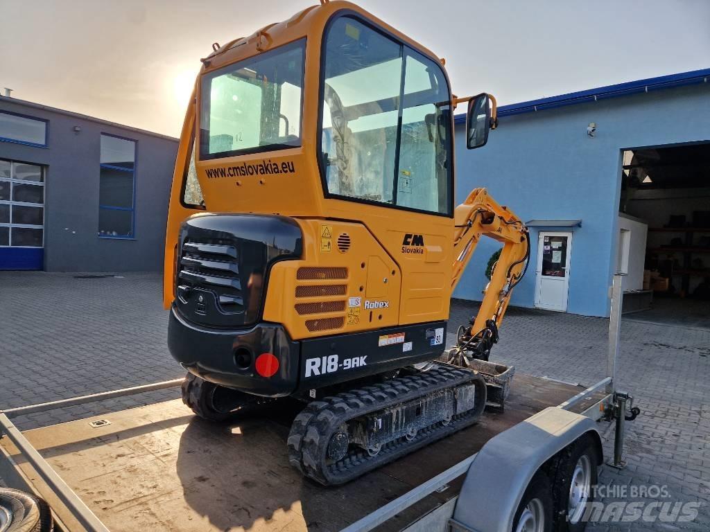 Hyundai R18-9AK حفارات صغيرة أقل من 7 طن (حفارات صغيرة)