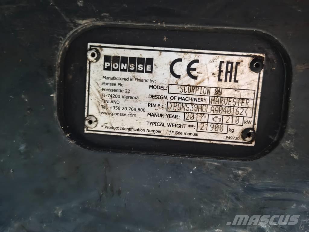 Ponsse Scorpion حصادات