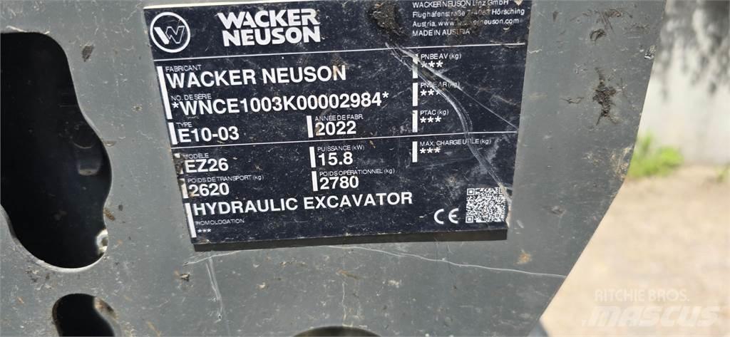 Wacker Neuson EZ26 حفارات زحافة