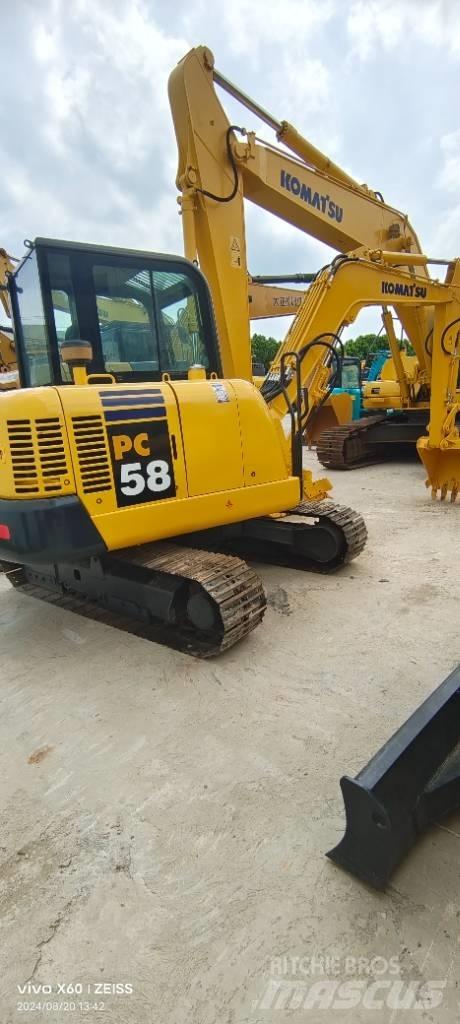 Komatsu PC 58 حفارات صغيرة أقل من 7 طن (حفارات صغيرة)