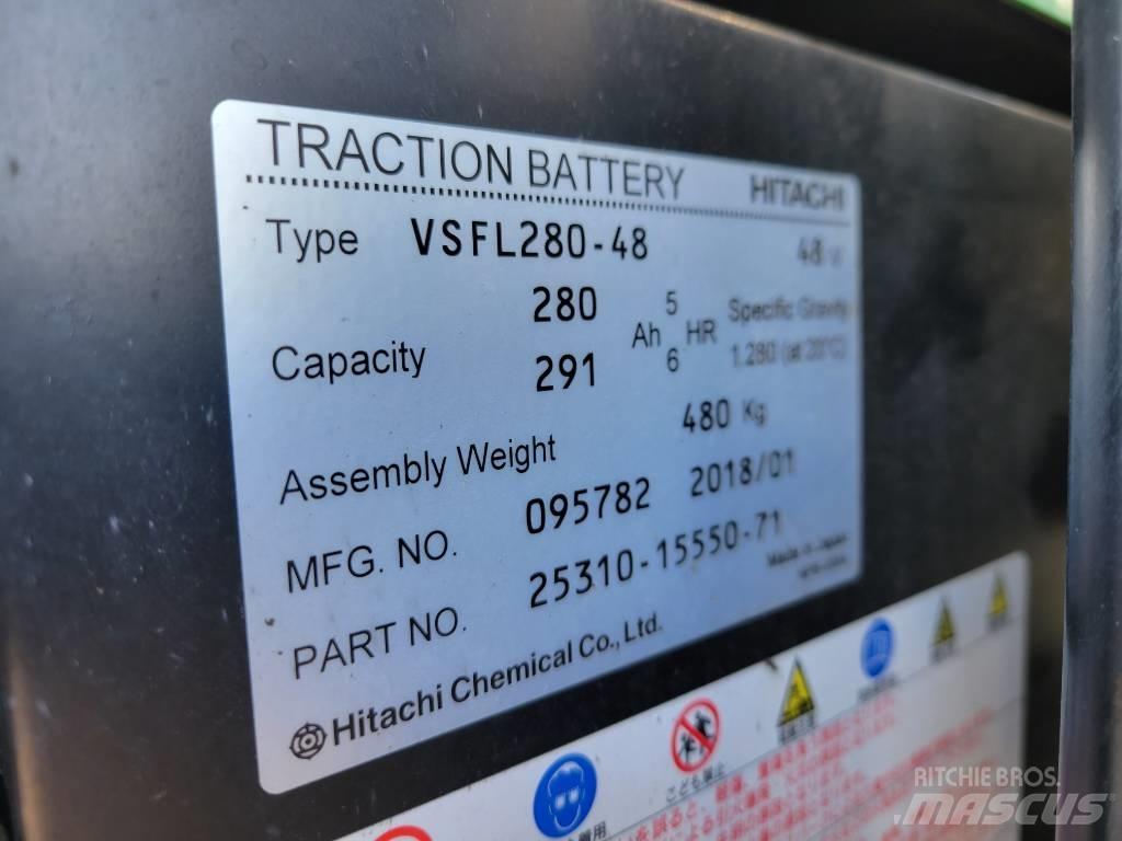 Toyota 8FBRS15 شاحنات ذات رافعات شوكية تعمل بالكهرباء