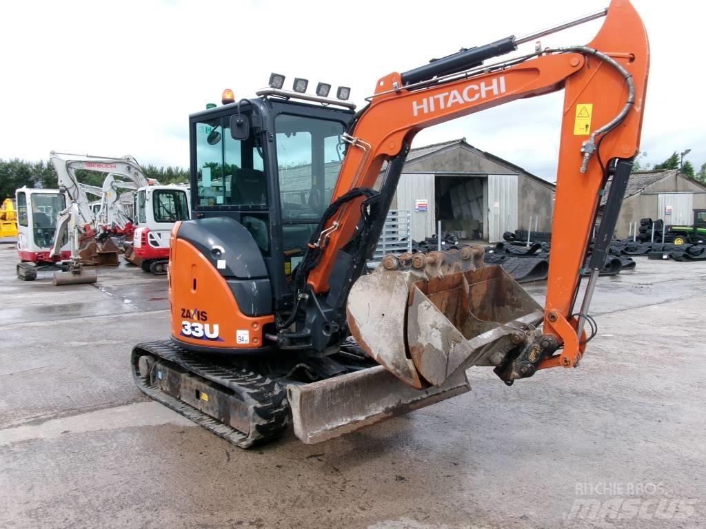 Hitachi Zaxis 33U-6 حفارات صغيرة أقل من 7 طن (حفارات صغيرة)