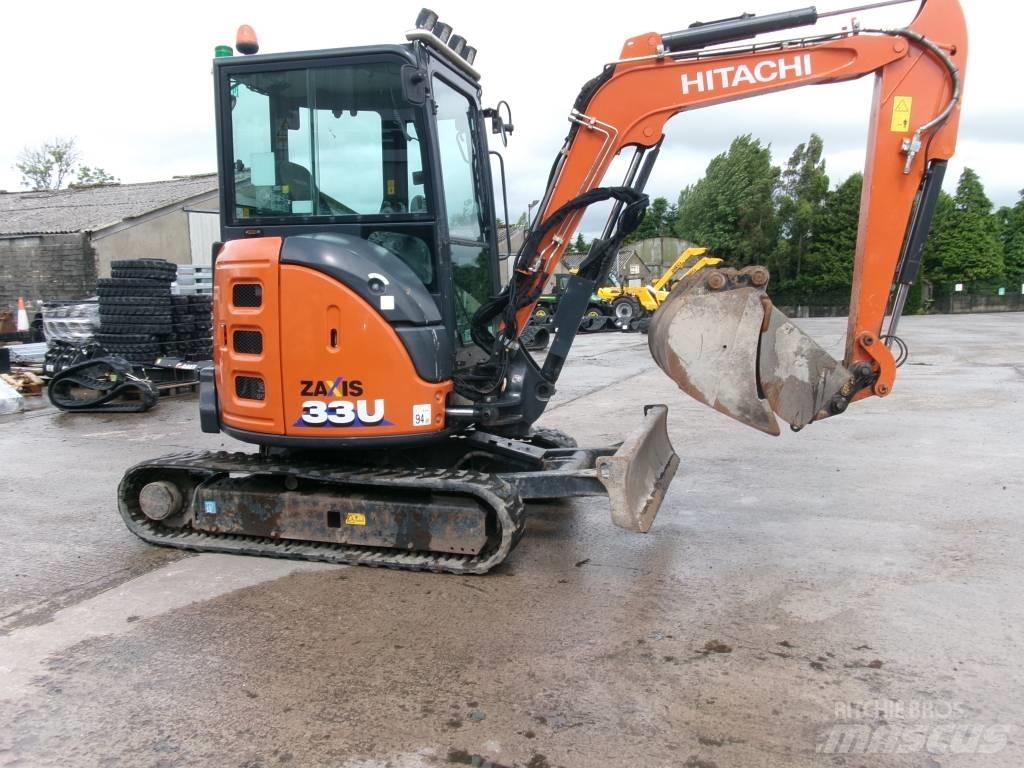 Hitachi Zaxis 33U-6 حفارات صغيرة أقل من 7 طن (حفارات صغيرة)