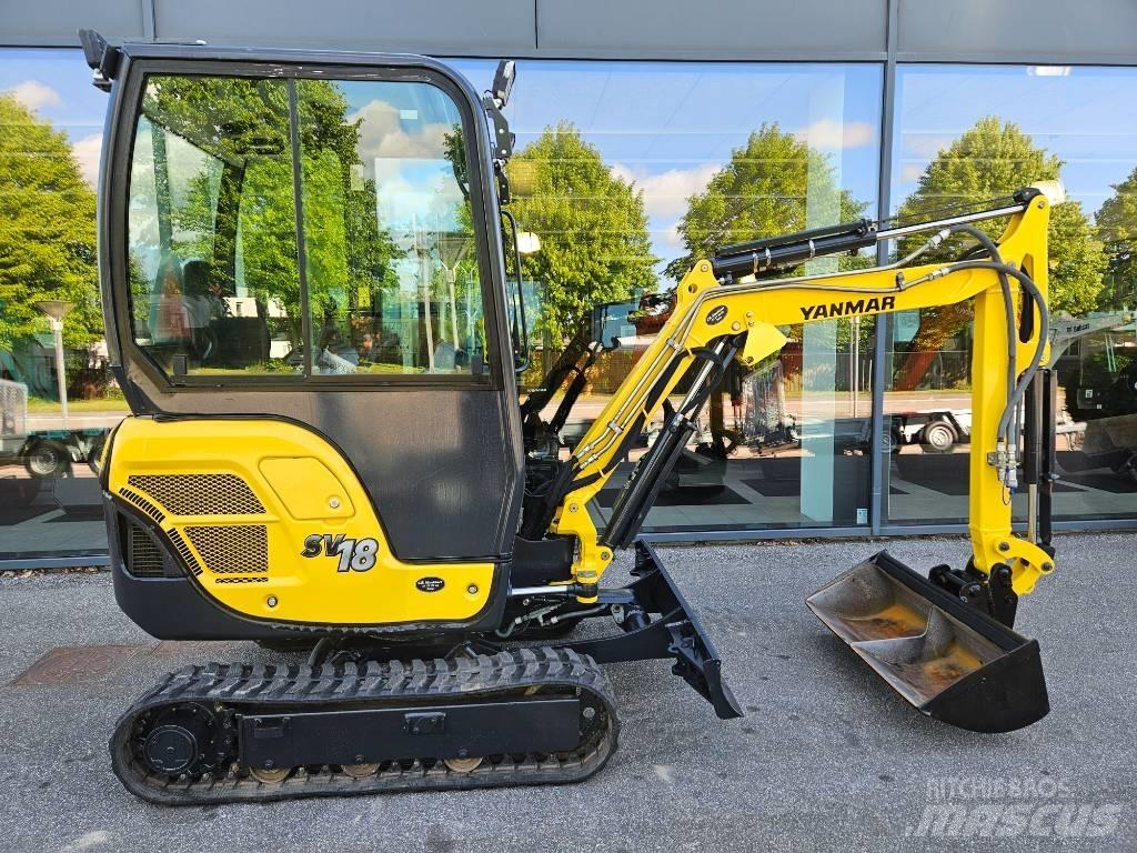Yanmar SV 18 حفارات صغيرة أقل من 7 طن (حفارات صغيرة)