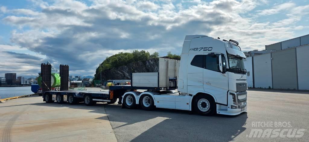 Volvo FH 16 750 شاحنات مسطحة/مفصلية الجوانب