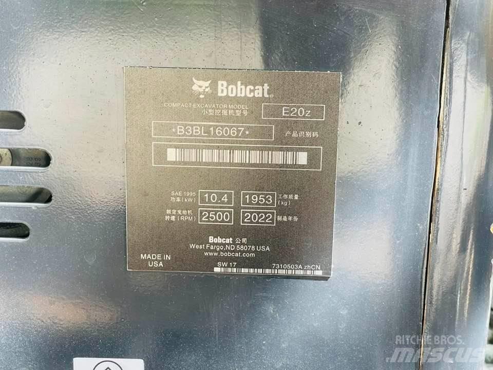 Bobcat E20z حفارات صغيرة أقل من 7 طن (حفارات صغيرة)