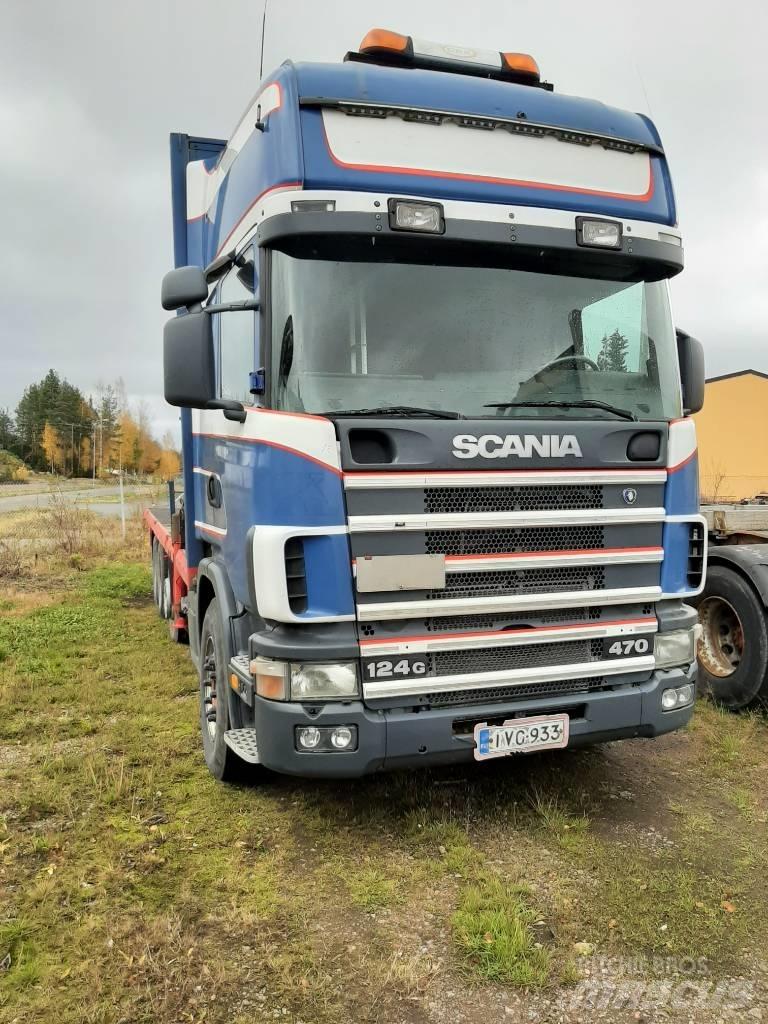 Scania R 124 شاحنات الرافعات