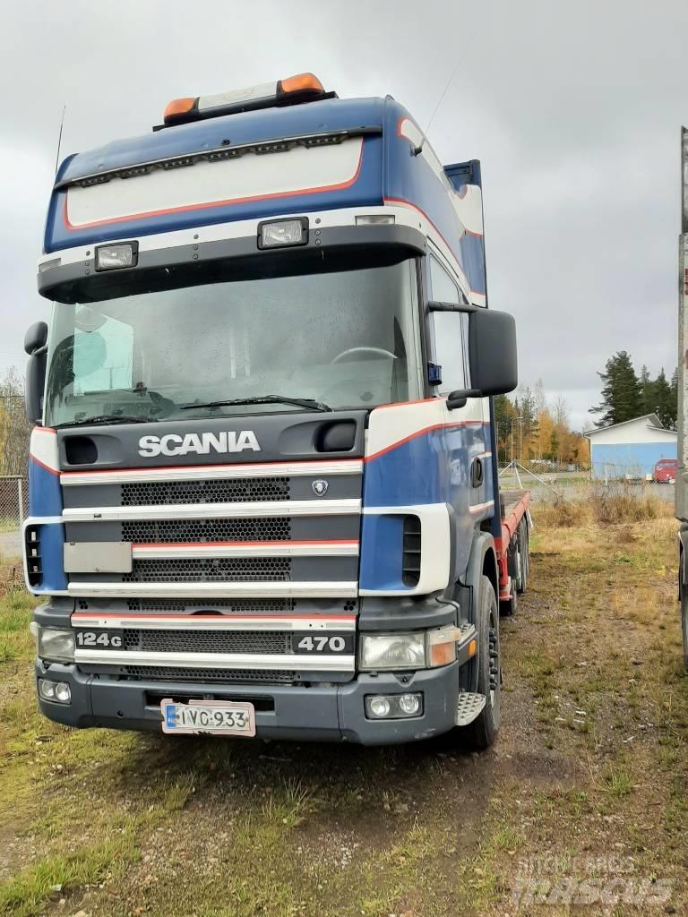 Scania R 124 شاحنات الرافعات