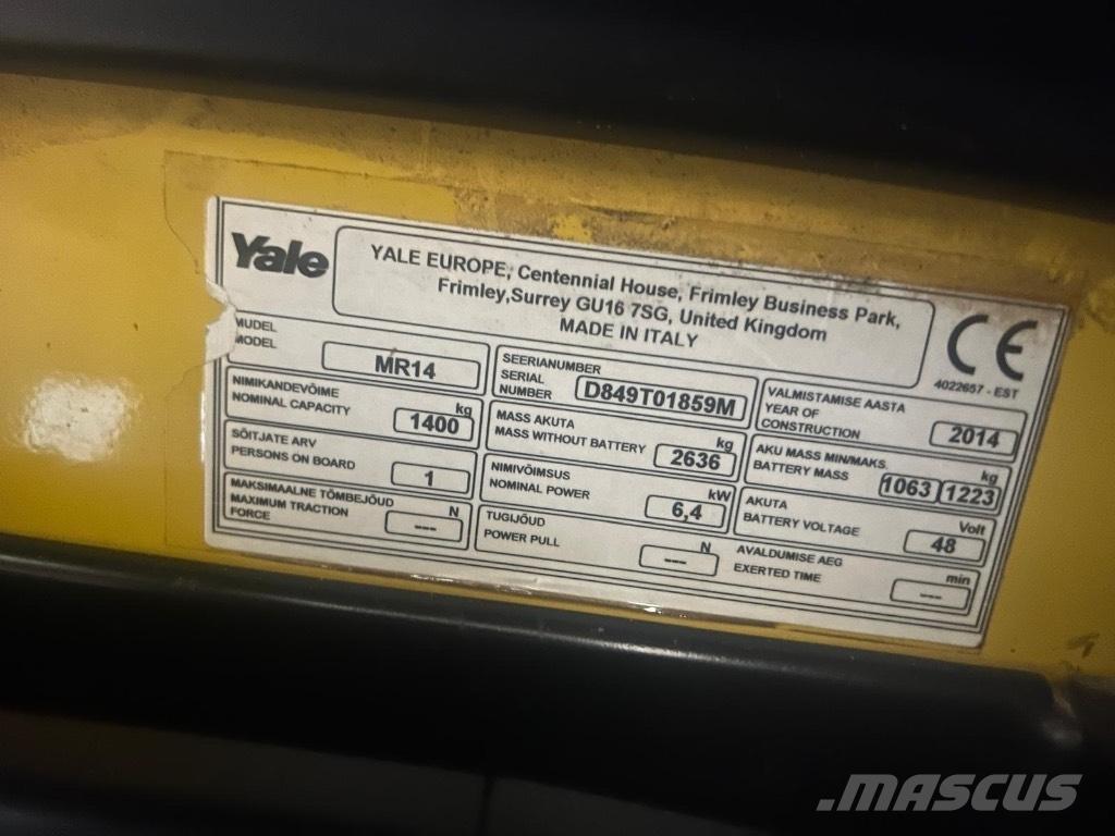 Yale MR 14 شاحنة مناولة