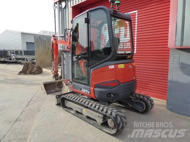 Kubota U 27-4 حفارات صغيرة أقل من 7 طن (حفارات صغيرة)