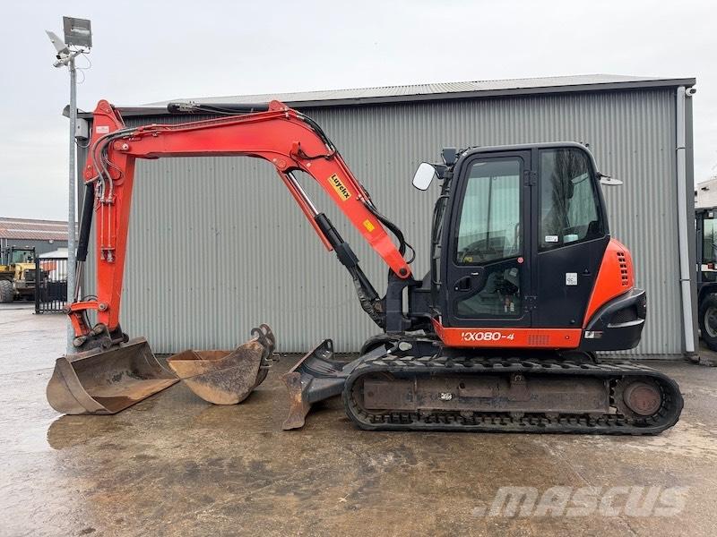 Kubota KX 080-4 حفارات وسط 7 طن - 12 طن