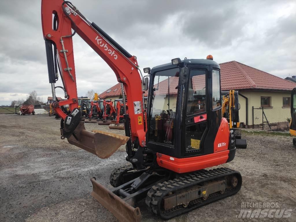 Kubota KX 71-3 حفارات صغيرة أقل من 7 طن (حفارات صغيرة)