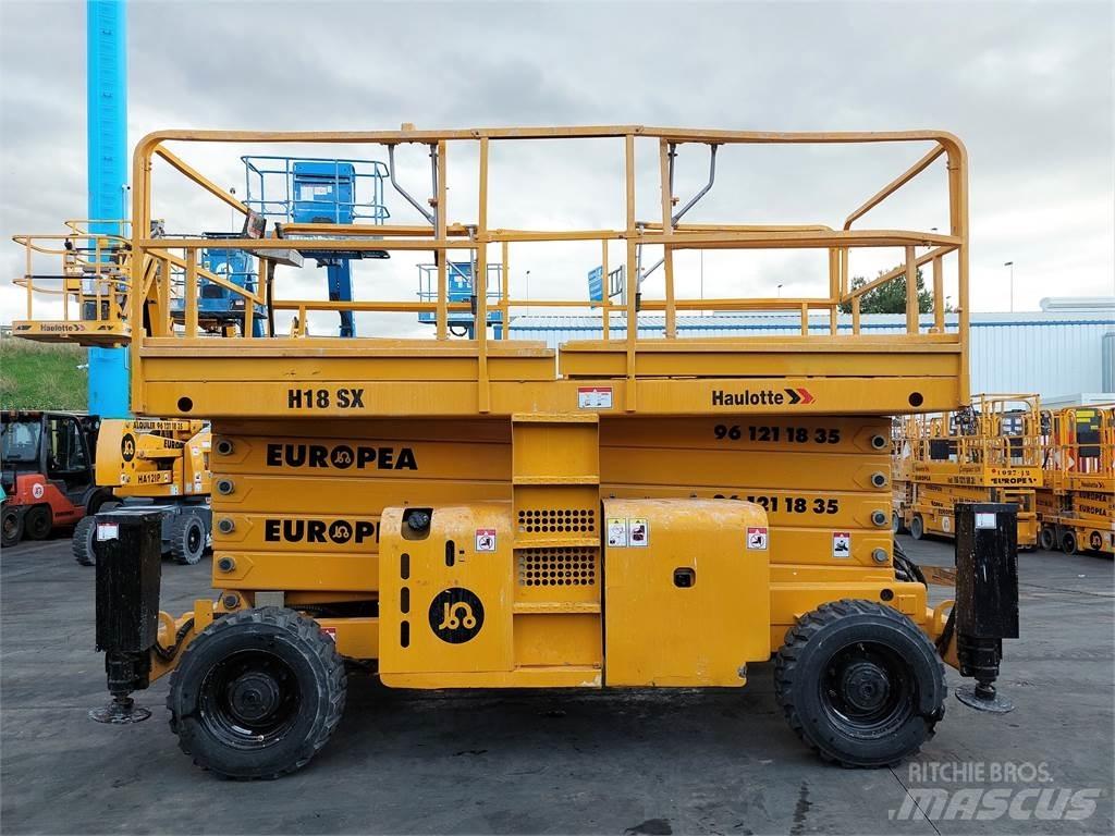 Haulotte H18SX رافعات مقصية الشكل